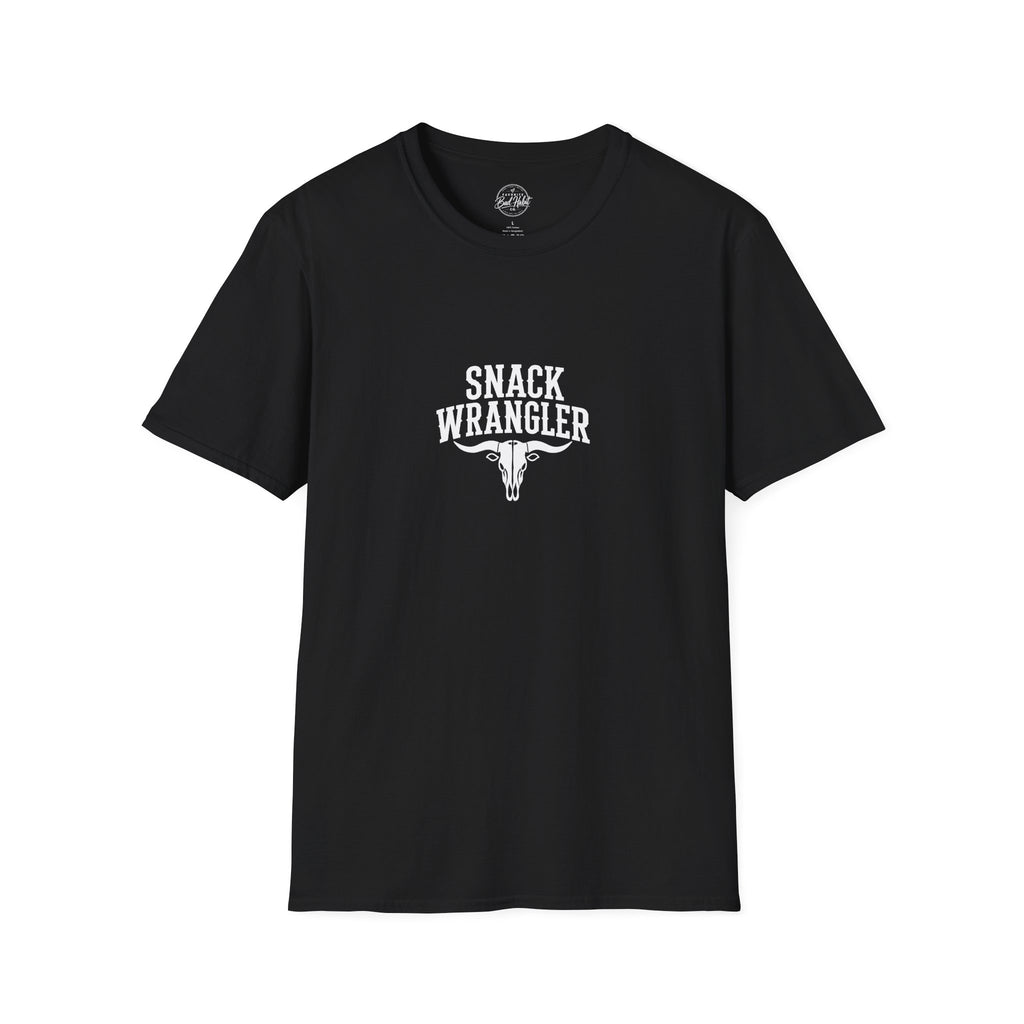Snack Wrangler T-shirt product image 6, showing shirt style and design