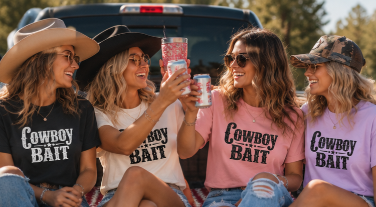 Cowboy Bait T-shirt product image 11, showing shirt style and design
