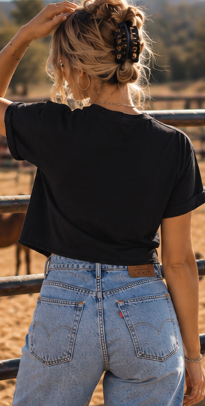 Cowboy Snack T-shirt product image 8, showing shirt style and design