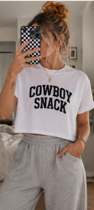 Cowboy Snack T-shirt product image 5, showing shirt style and design