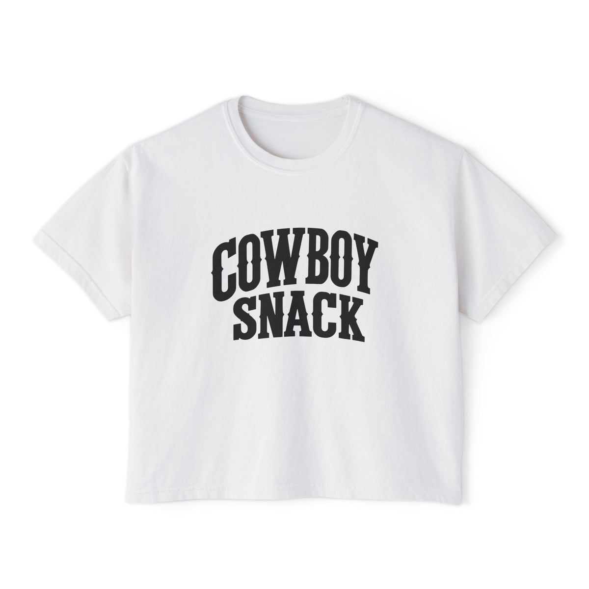 Cowboy Snack T-shirt product image 2, showing shirt style and design