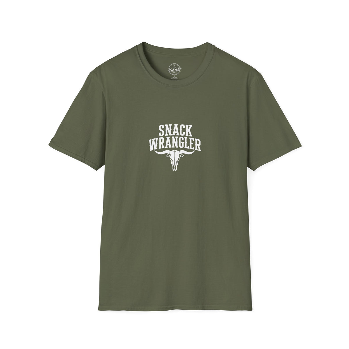 Snack Wrangler T-shirt product image 7, showing shirt style and design